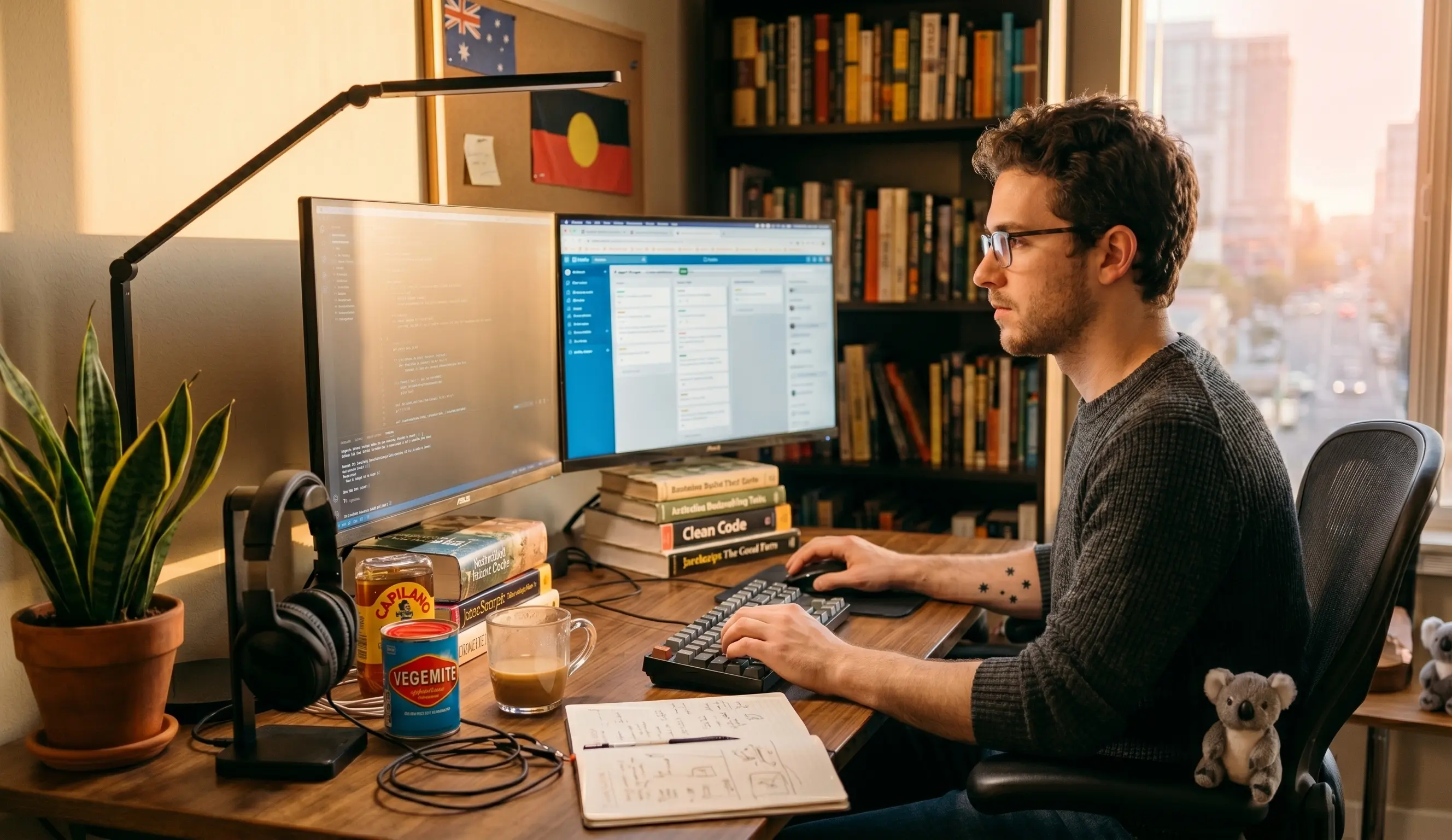 Australian business owner reviewing work from a Philippines-based remote development team